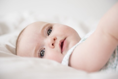 Portrait of baby girl (12-17 months)