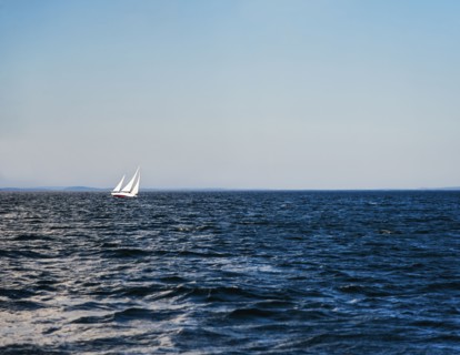 Sailboat in sea