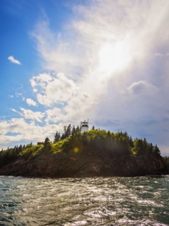 Lighthouse on cliff