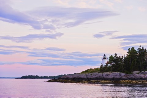 Lighthouse at sunset