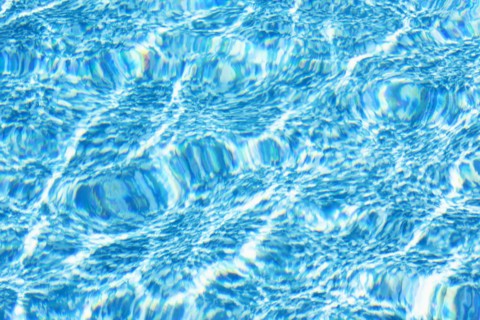 Rippled surface of water