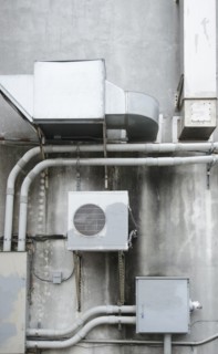 Air conditioner on wall