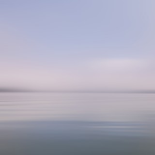 View of lake at dusk