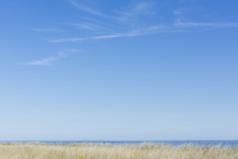 Horizon over sea and clear sky