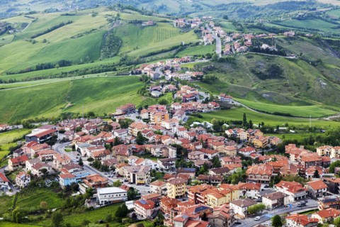 Townscape of San Marino