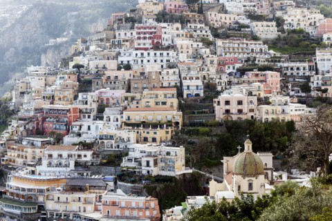 Residential buildings on hill