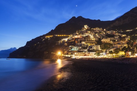 Town at night