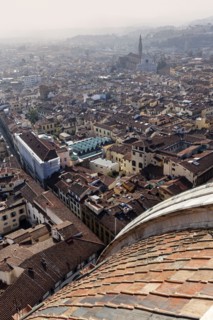 View of old town from Duomo's roof