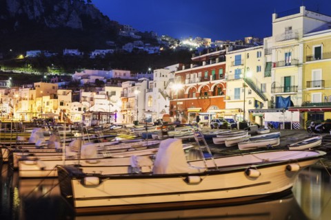Marina Grande at night
