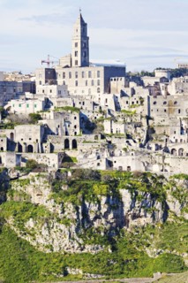 Historic city on sunny day