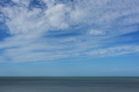 Clouds over sea