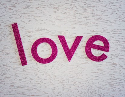Pink Valentine's Day decoration