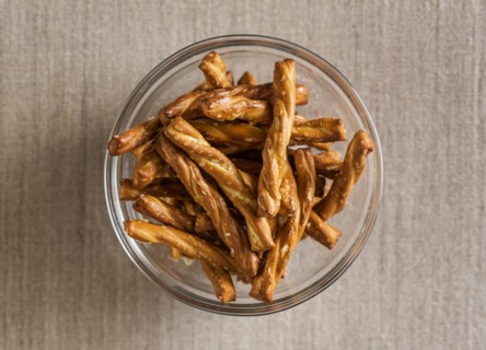 Pretzels in bowl