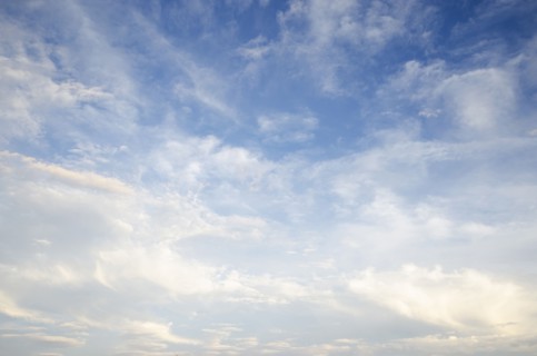 Cloudscape on sunny day