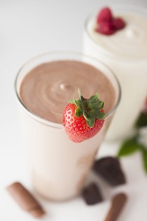 Smoothies with fruits
