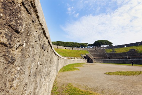 Ancient ruins of amphitheater