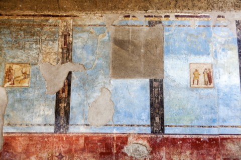 Ancient fresco on wall