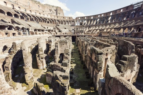 Ruins of Coliseum amphitheater