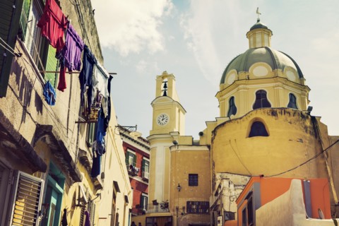 Church of Santa Maria delle Grazie on Procida Island