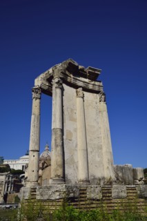 Roman Forum against clear sky