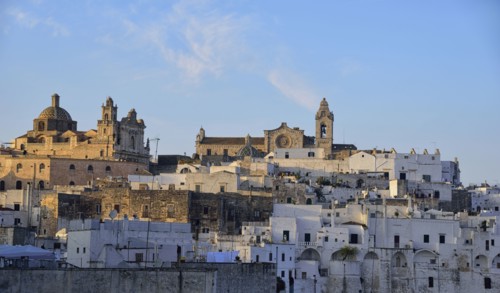 Old town against sky