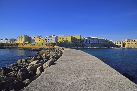 Pier leading to old town