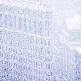 Flatiron building in winter. USA, New York, New York City.