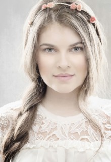 Portrait of young beautiful woman.