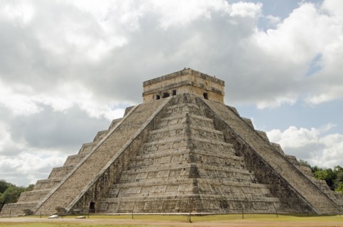 Ancient Mayan pyramid of Kukulkan