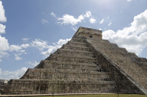 Ancient Mayan pyramid of Kukulkan