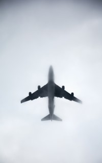 Boeing 747 in flight