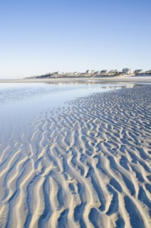 Ripples on sandy beach at Cape Cod