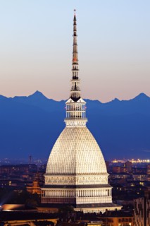 Skyline of Turin, Turin, Piedmont, Italy
