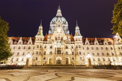 New Town Hall in Hanover Hanover (Hannover), Lower Saxony, Germany