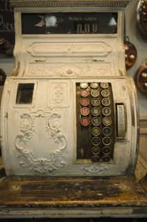 Antique cash register