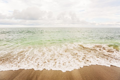 Cloudy sky over sea