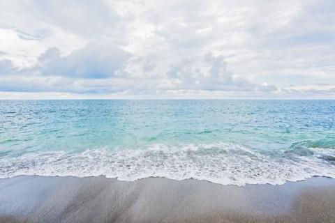 Cloudy sky over sea
