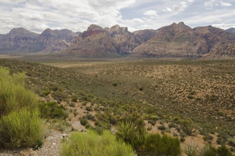 Nevada, Red Rock Canyon, Landscape with rock mountains