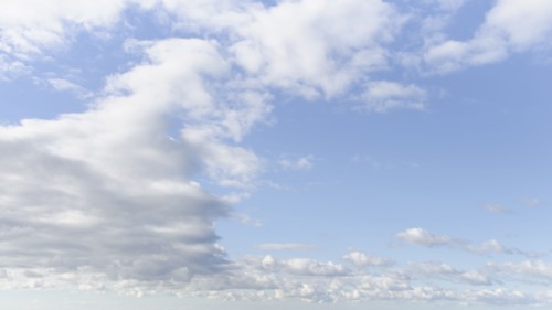 Clouds in blue sky