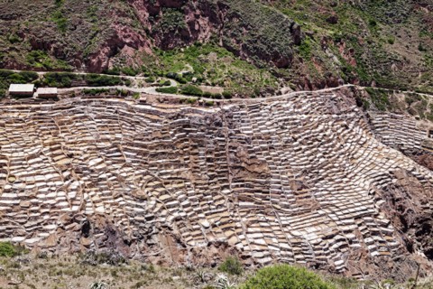 Peru, Cuzco, Sacred Valley, Maras, Salt pools