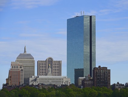Massachusetts, Boston, Skyscrapers at Copley Square