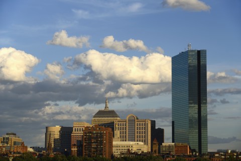 Massachusetts, Boston, Office buildings in Cosplay Square