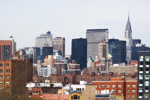USA, New York State, New York City, Manhattan, Cityscape with skyscrapers