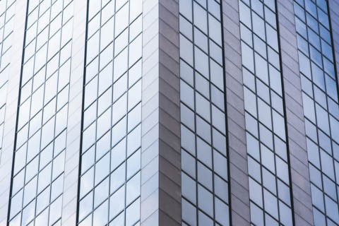 USA, New York State, New York City, Facade of skyscraper