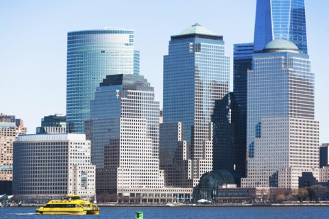 USA, New York State, New York City, Manhattan, Downtown skyline