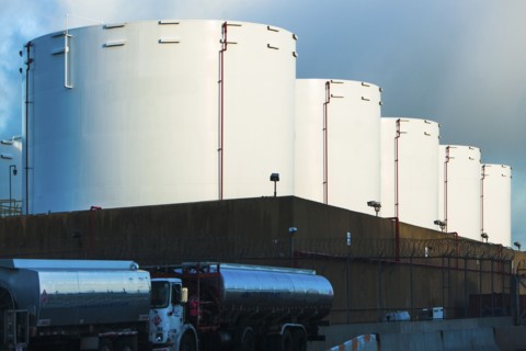 Silage storage tank