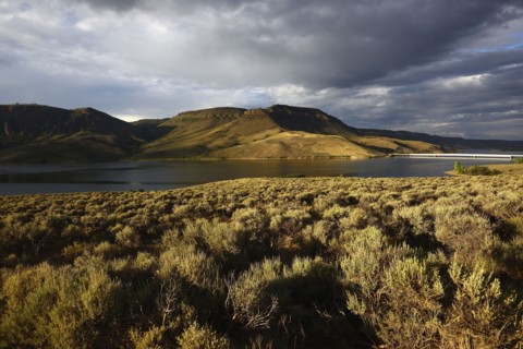 USA, Colorado, Gunnison, Curecanti National Recreation Area and Blue Mesa Reservoir