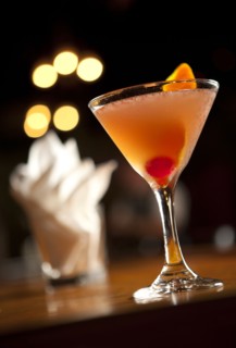 Martini cocktail in glass