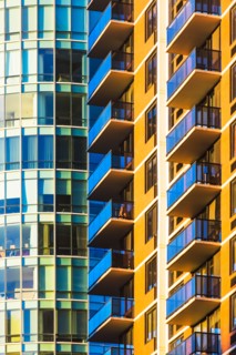 USA, New York, High residential buildings