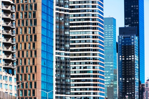 USA, New York, Office skyscrapers